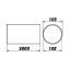 Flexo hliníková hadice SEMI 102x3000mm Flexo hliníková hadice SEMI 102x3000mm