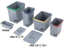 Sinks samostatný koš 15 l