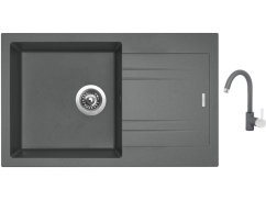 Set Sinks LINEA 780 N Titanium + batéria Sinks MIX 35 Titanium Set Sinks LINEA 780 N Titanium + batéria Sinks MIX 35 Titanium