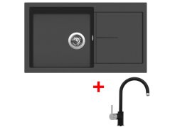 Set Sinks Infinity 860 Pureblack + Vitalia GR Set Sinks Infinity 860 Pureblack + Vitalia GR