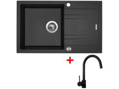 Set Sinks Linea 780 XC Metalblack + Vitalia čierna matná Set Sinks Linea 780 XC Metalblack + Vitalia čierna matná