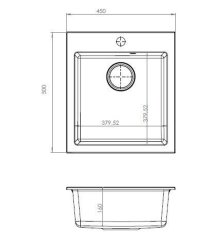 Granitový dřez Alveus CORTINA 20 G 91 - obrázek 2