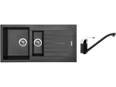Set Sinks PERFECTO 1000.1 Metalblack + batéria Sinks PRONTO Metalblack Set Sinks PERFECTO 1000.1 Metalblack + batéria Sinks PRONTO Metalblack