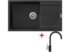 Set Sinks Ultima 860 XXL Metalblack + Vitalia GR Set Sinks Ultima 860 XXL Metalblack + Vitalia GR
