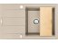 Granitový drez Pyramis Sparta Plus Lux 78x48 1B 1D Beige