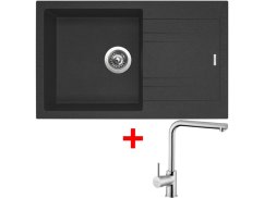 Set Sinks Linea 780 Granblack + Elka Set Sinks Linea 780 Granblack + Elka