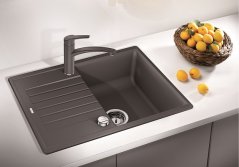 Granitový dřez Blanco ZIA 45 S Compact bílá soft s excentrem