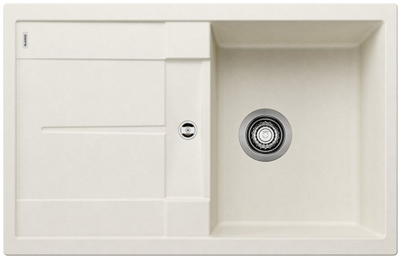Granitový drez Blanco METRA 45 S Biela soft