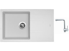 Set Sinks LINEA 780 N Milk + batéria Sinks MIX 3 chróm Set Sinks LINEA 780 N Milk + batéria Sinks MIX 3 chróm
