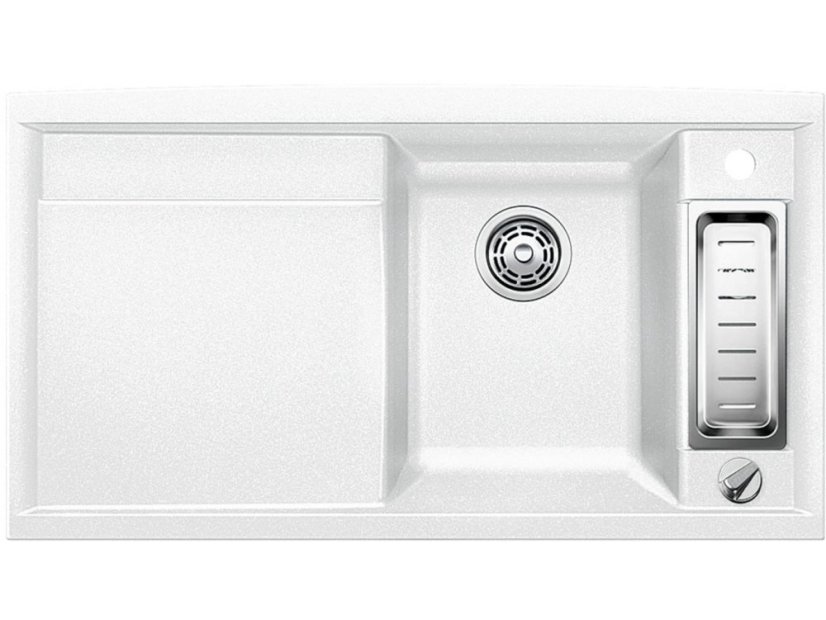 Granitový drez Blanco AXIA II 5 S biela drez vpravo s excentrom prísluš. áno