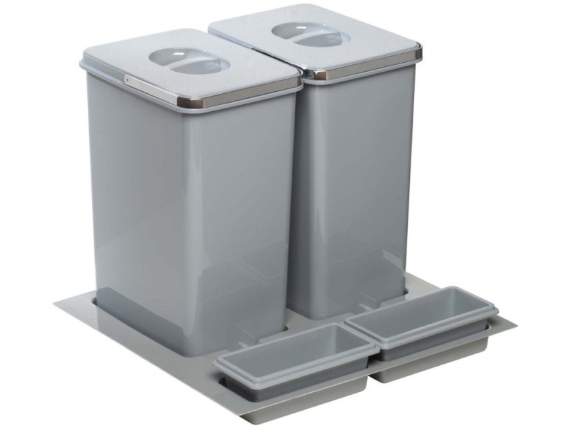 Koš na tříděný odpad Sinks PRACTIKO 600 2x20l Koš na tříděný odpad Sinks PRACTIKO 600 2x20l