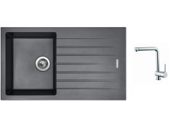 Set Sinks PERFECTO 860 Titanium + batéria Sinks MIX 3 chróm Set Sinks PERFECTO 860 Titanium + batéria Sinks MIX 3 chróm