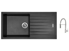 Sinks PERFECTO 1000 Metalblack + Sinks MIX 35 PROF S chrom Sinks PERFECTO 1000 Metalblack + Sinks MIX 35 PROF S chrom