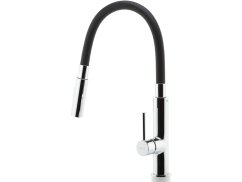 Dřezová baterie Novaservis 70730.0C s černým ramenem