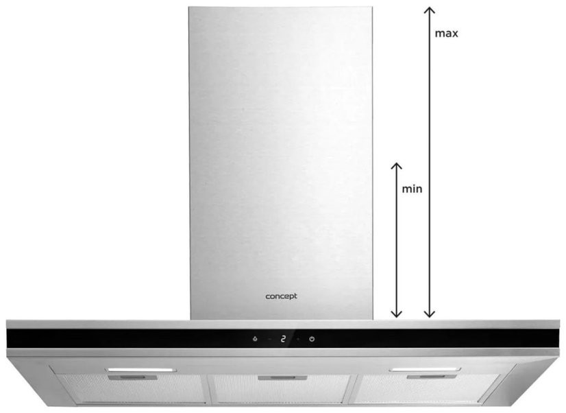 Concept OPK4690N Sinfonia komínová digestoř 90 cm