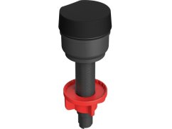 Colorline otočný gombík matná čierna
