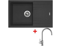 Set Sinks Linea 780 Granblack + Vitalia