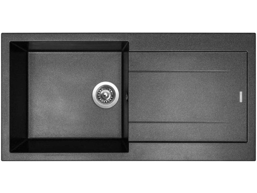 Set Sinks AMANDA 990 Metalblack + batéria Sinks ENIGMA S Metalblack