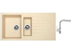 Set Sinks PERFECTO 1000.1 Sahara + baterie Sinks ENIGMA S chrom Set Sinks PERFECTO 1000.1 Sahara + baterie Sinks ENIGMA S chrom